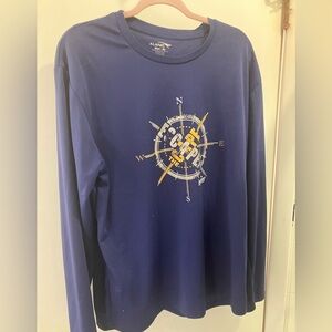 Escape the cape triathlon race competitor long sleeve athletic shirt size XL